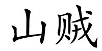 山贼的解释