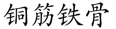 铜筋铁骨的解释