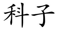 科子的解释