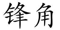 锋角的解释