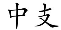 中支的解释