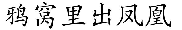 鸦窝里出凤凰的解释