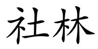 社林的解释