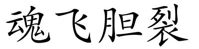 魂飞胆裂的解释