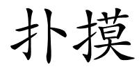 扑摸的解释