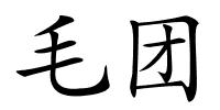 毛团的解释