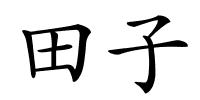 田子的解释