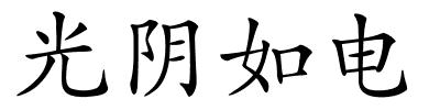 光阴如电的解释