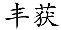 丰获的解释