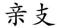 亲支的解释