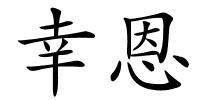 幸恩的解释