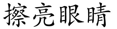 擦亮眼睛的解释