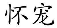 怀宠的解释