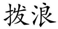 拨浪的解释