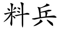 料兵的解释