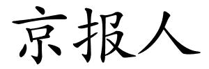 京报人的解释