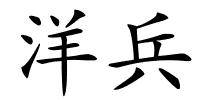 洋兵的解释