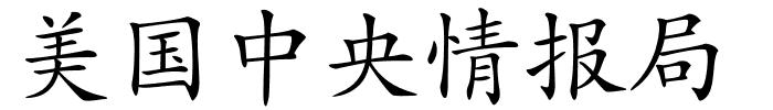 美国中央情报局的解释