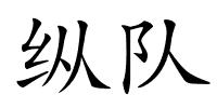 纵队的解释