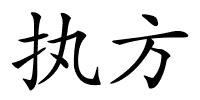 执方的解释