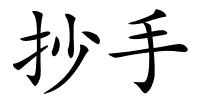 抄手的解释