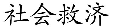 社会救济的解释