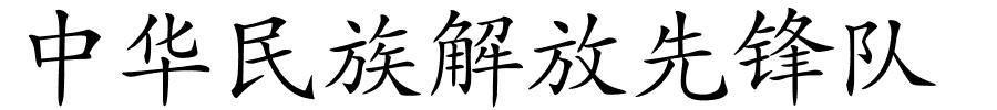 中华民族解放先锋队的解释