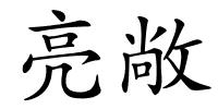 亮敞的解释