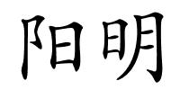 阳明的解释