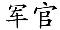 军官的解释