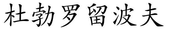 杜勃罗留波夫的解释