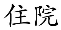 住院的解释