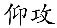 仰攻的解释