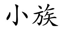 小族的解释