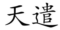 天遣的解释