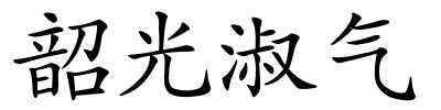 韶光淑气的解释