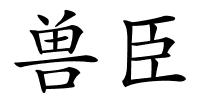 兽臣的解释