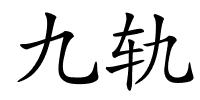 九轨的解释