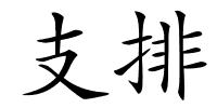 支排的解释