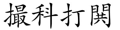 撮科打閧的解释