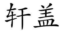 轩盖的解释