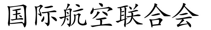 国际航空联合会的解释