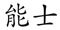 能士的解释