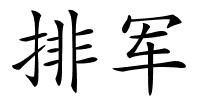 排军的解释