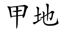 甲地的解释