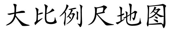 大比例尺地图的解释