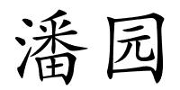 潘园的解释