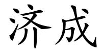 济成的解释