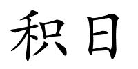 积日的解释