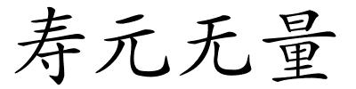 寿元无量的解释